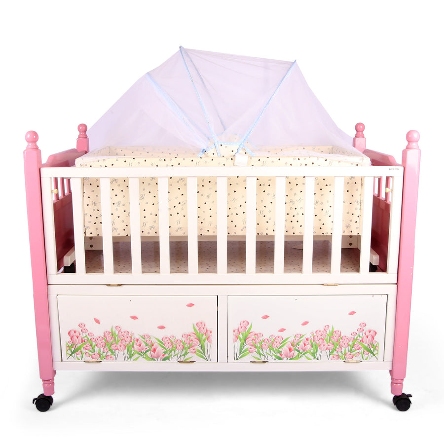 Junior Pink Baby Cot