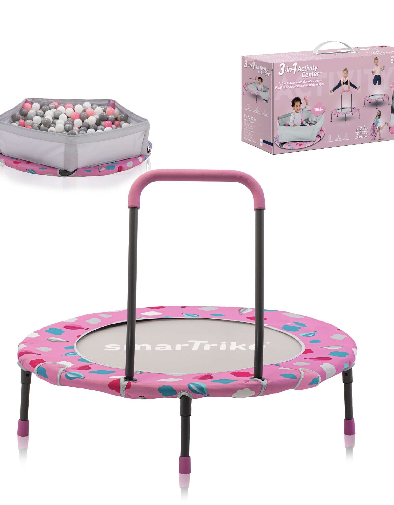 Trampolene 36" Folding+Handle