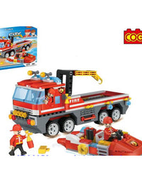 Blocks Combination Fire Rescue Toy
