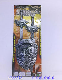 Ancient Sliver Double Sword Toys
