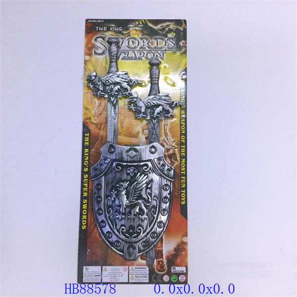 Ancient Sliver Double Sword Toys