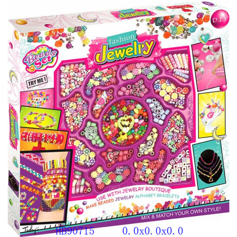 Girls Toy Bead Set 600Pcs