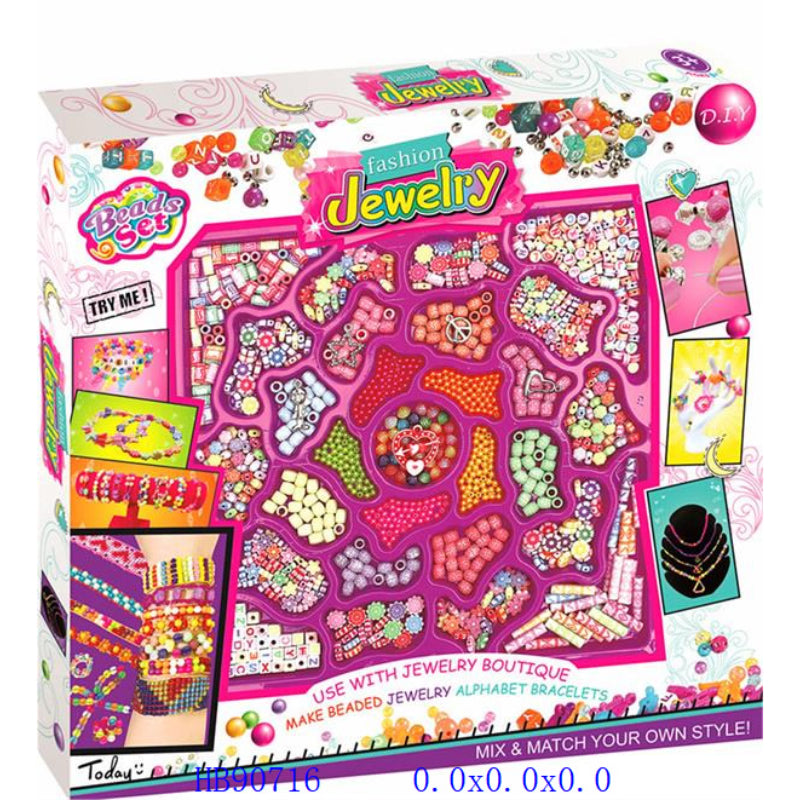 Girls Toy Bead Set 1100Pcs