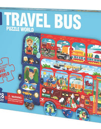 Travel Bus Puzzle Toy
