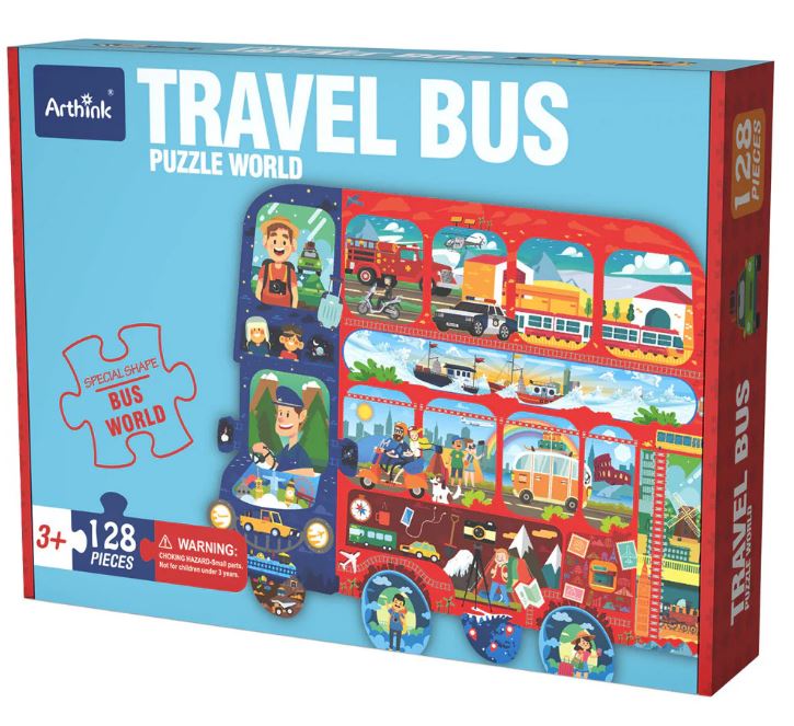 Travel Bus Puzzle Toy