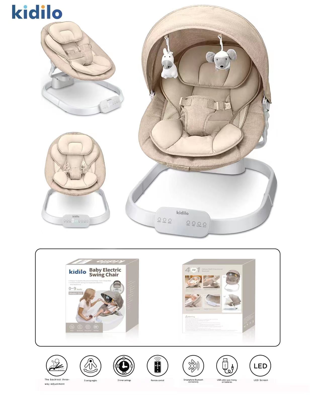 Baby Electric Swing Kidilo