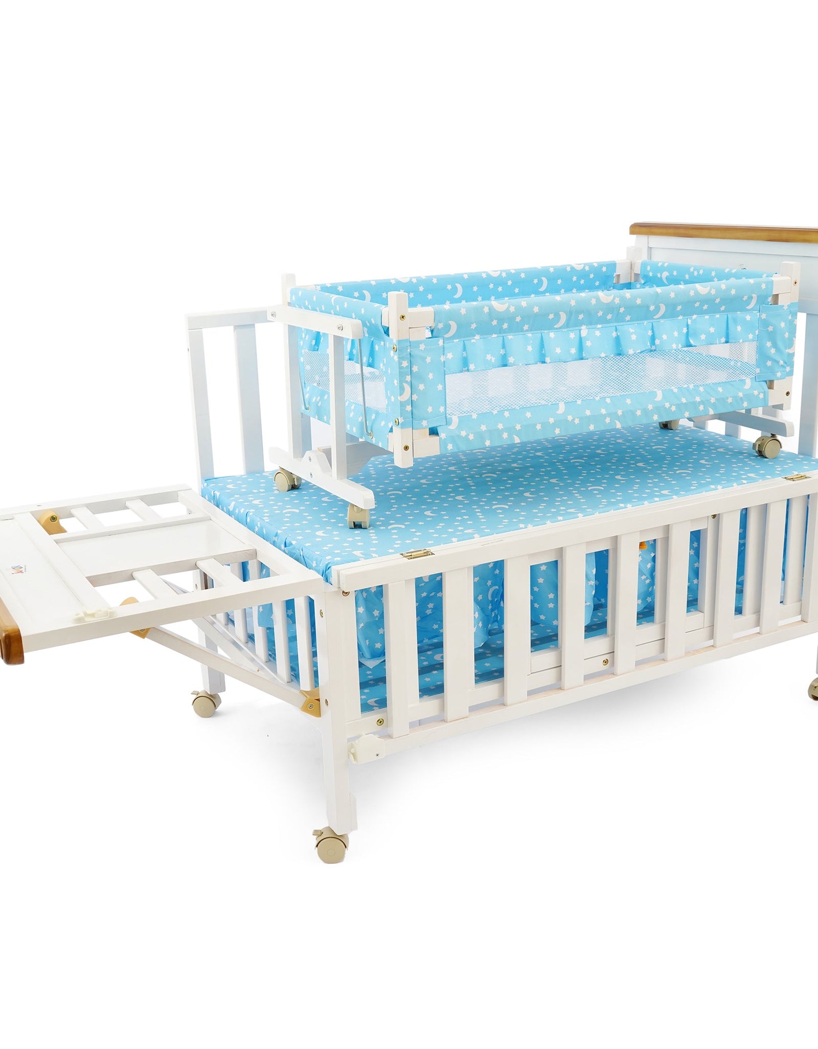 Junior Baby Cot with Crown