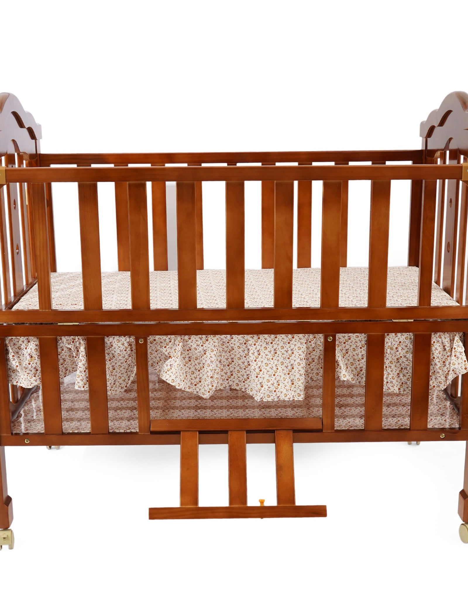 Junior Brown Baby Cot