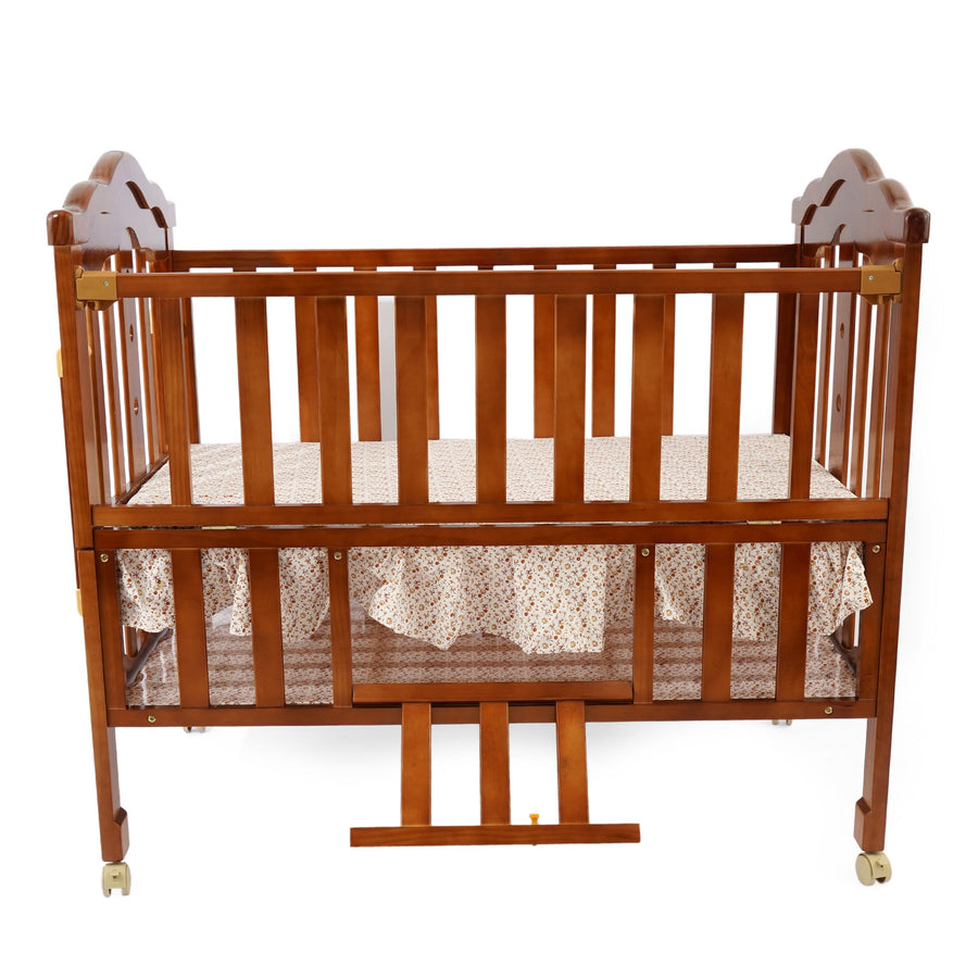 Junior Brown Baby Cot