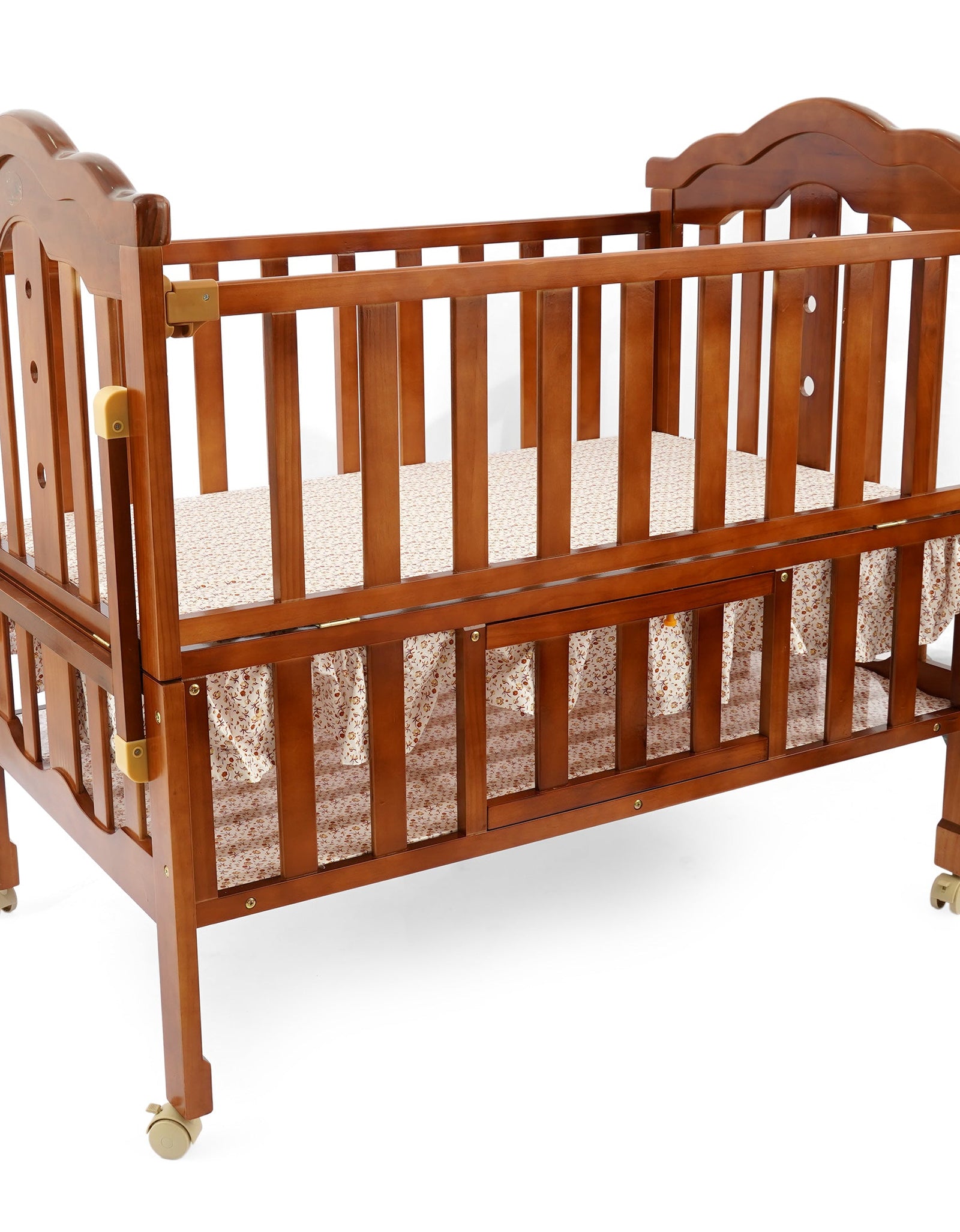 Junior Brown Baby Cot