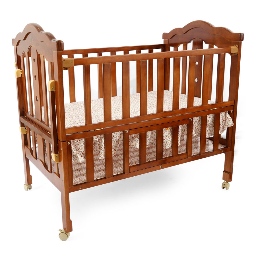 Junior Brown Baby Cot