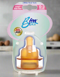 Kids Stage-1 Natural Teat 0-3M Twin Pack
