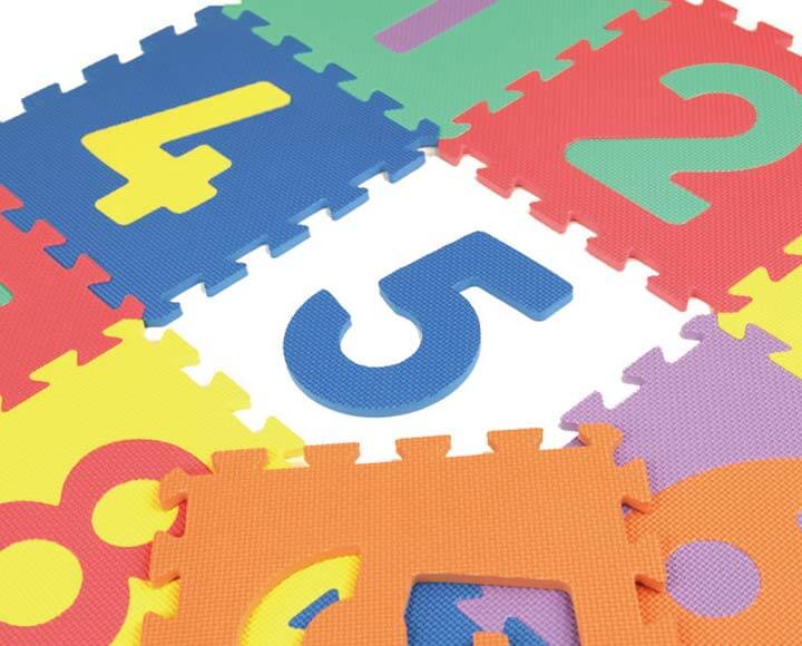 Foam Mat With Puzzle 9 Pcs  25"*25"