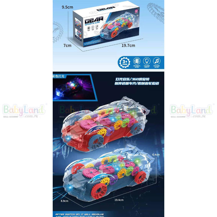 Transparent Gear Toy