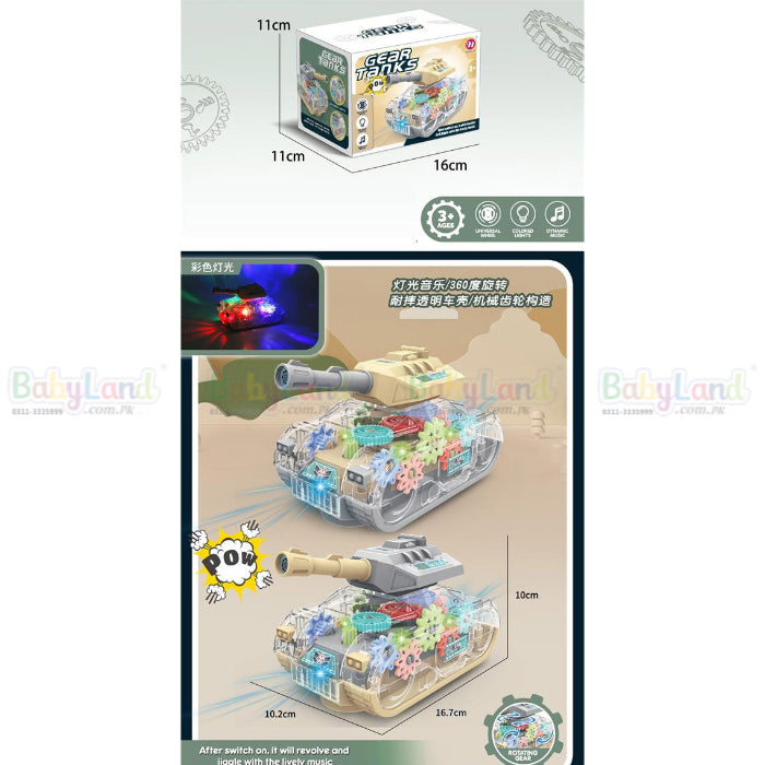 Transparent Gear Toy