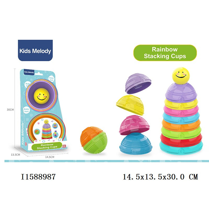 Rainbow Stacking Cups