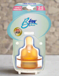 Kids Stage 2 Natural Teat 3-6 M Twin Pack
