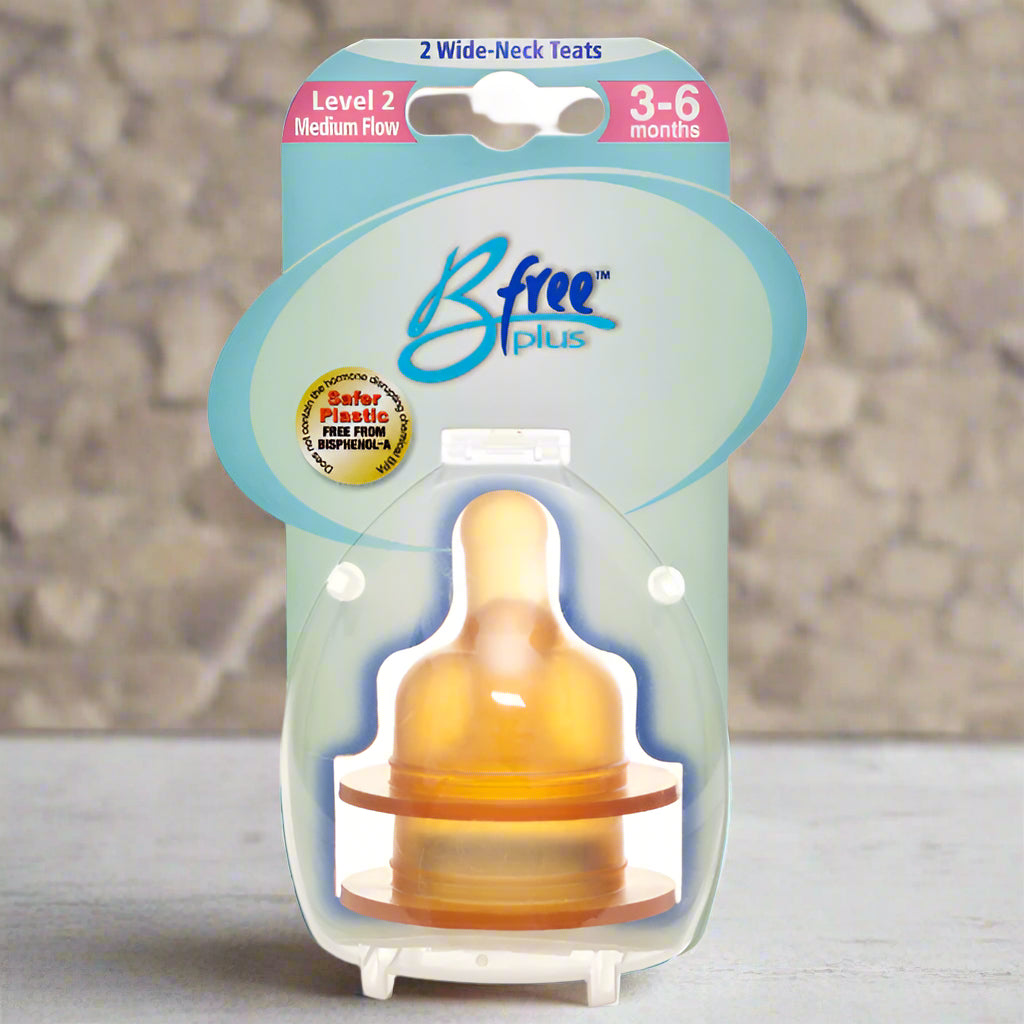 Kids Stage 2 Natural Teat 3-6 M Twin Pack
