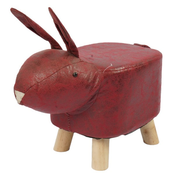 Soft Rabbit Wooden Animal Stool