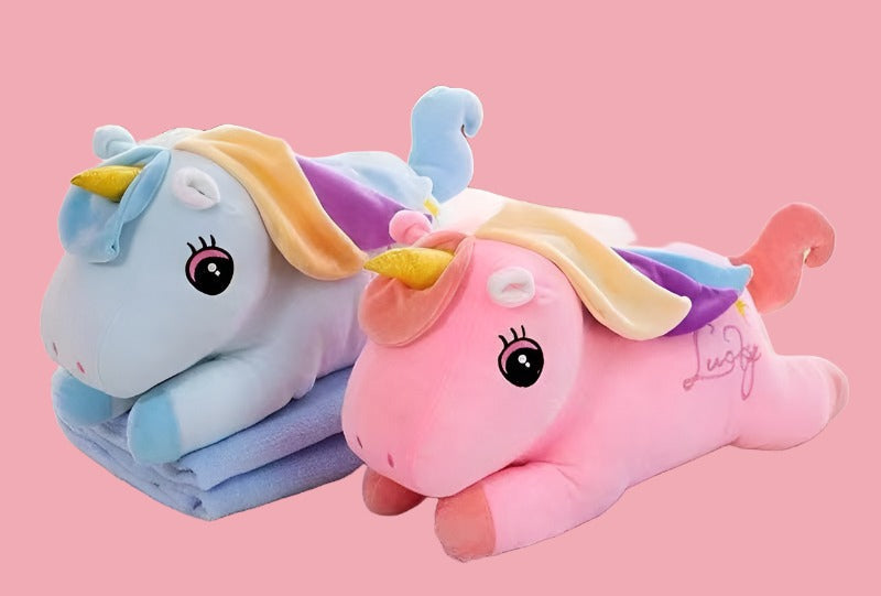 Soft Toy Unicorn+Blancket