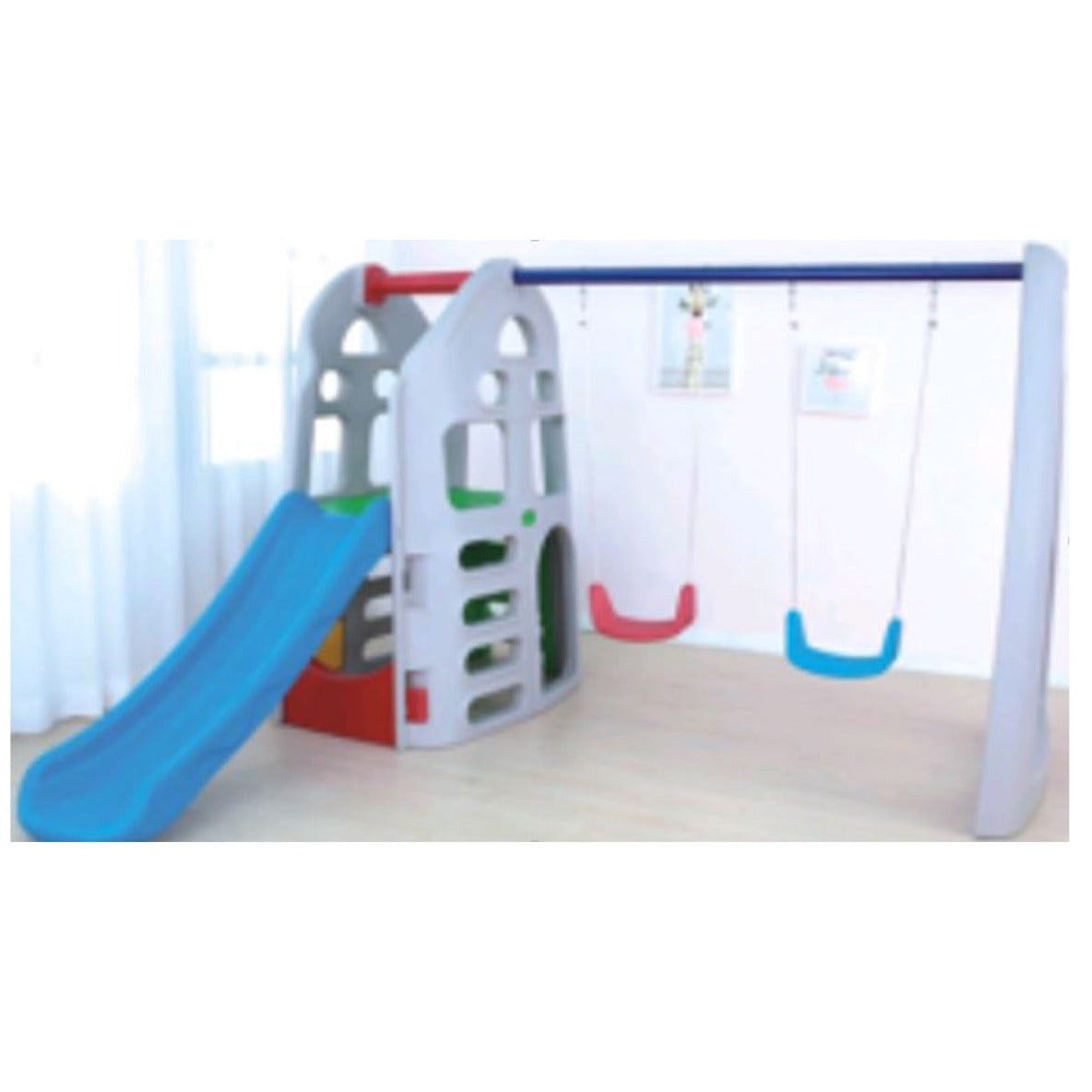 Double Swing & Slide L-102" W-108" H-74" - Premium Quality Guaranteed (SL-08102)