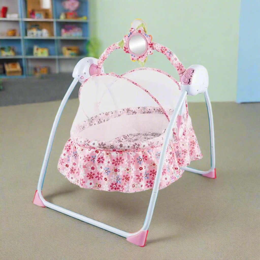 Baby Electric Auto Swing With Net Swe-04Pink