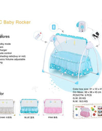 Baby Electric Swing With Net Swe-103
