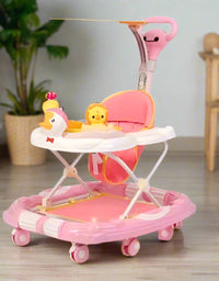 2-In-1 Baby Walker With Handle
