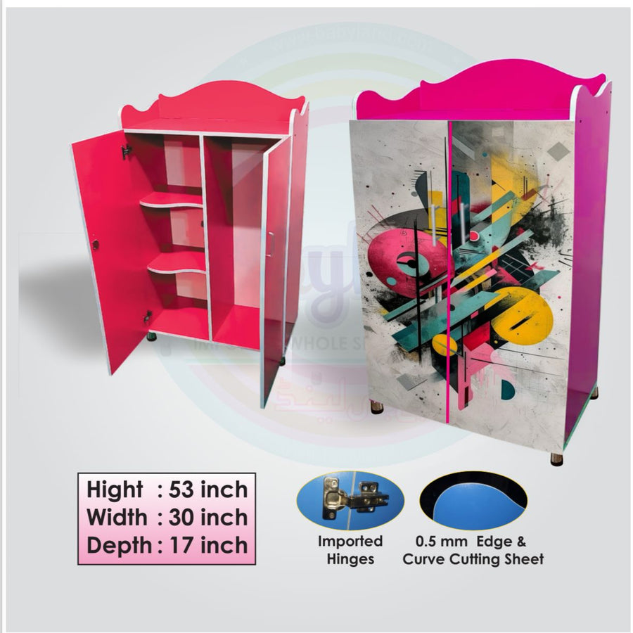 Wooden Almirah Art - Premium Quality Guaranteed (WA-190ART)