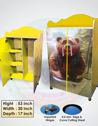 Wooden Almirah Bear - Premium Quality Guaranteed (WA-190BEAR)
