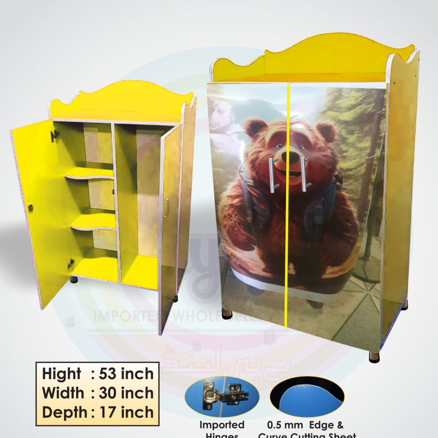 Wooden Almirah Bear