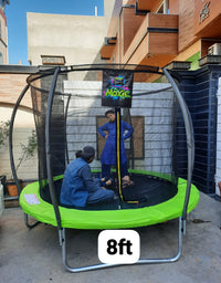 Trampoline Jumping -8Ft + Stair & Net
