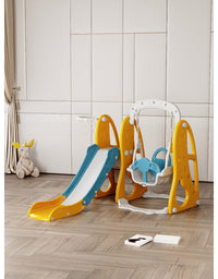 Kids Mini Slide + Swing L-78" W-47" H-47"
