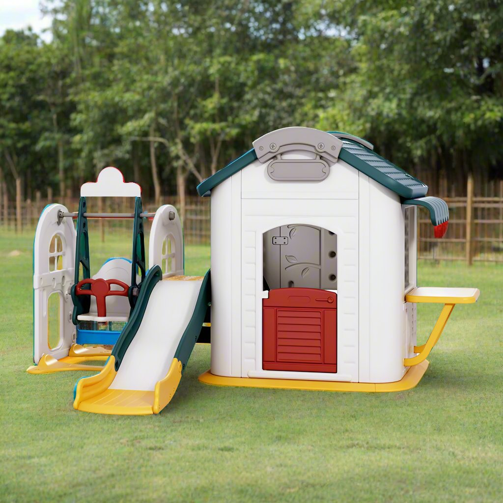 Kids Play House With Slide - Premium Quality Guaranteed (SL-21A011)