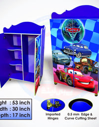 Junior Wooden Almirah Cars Design
