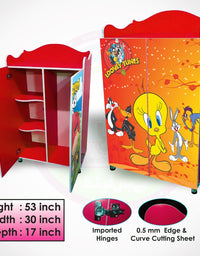 Junior Wooden Almirah Tweety Wa-190 - Premium Quality Guaranteed (WA-190TWEETY)
