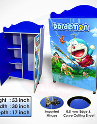 Junior Wooden Almirah Doremon - Premium Quality Guaranteed (WA-190DOREMON)
