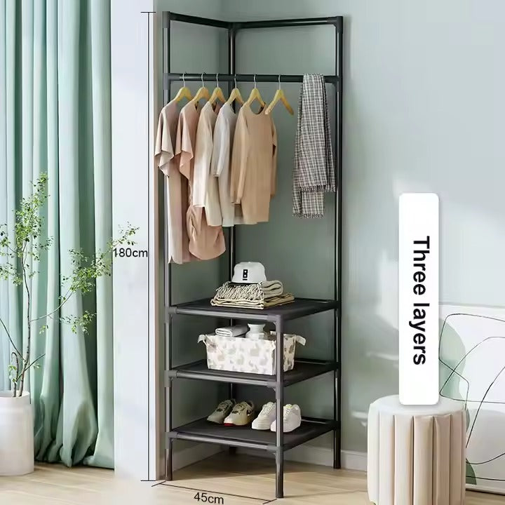 Corner Coat Rack