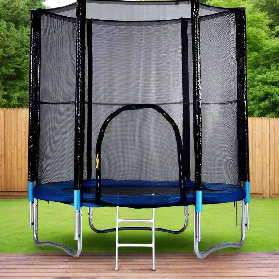 Trampoline Jumping -8Ft + Stair & Net