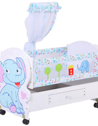 Junior Wood Baby Cot
